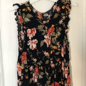 Floral American Eagle Tank Top